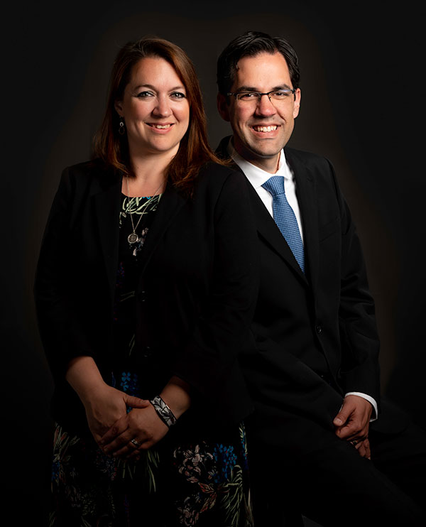 Photo of M. Kathleen Kinch & Aaron Eddie